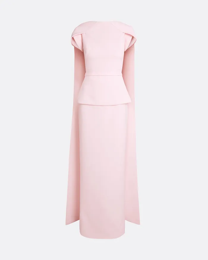 Dresses Women Safiyaa Erkin Barely Pink Long Dress Barely Pink