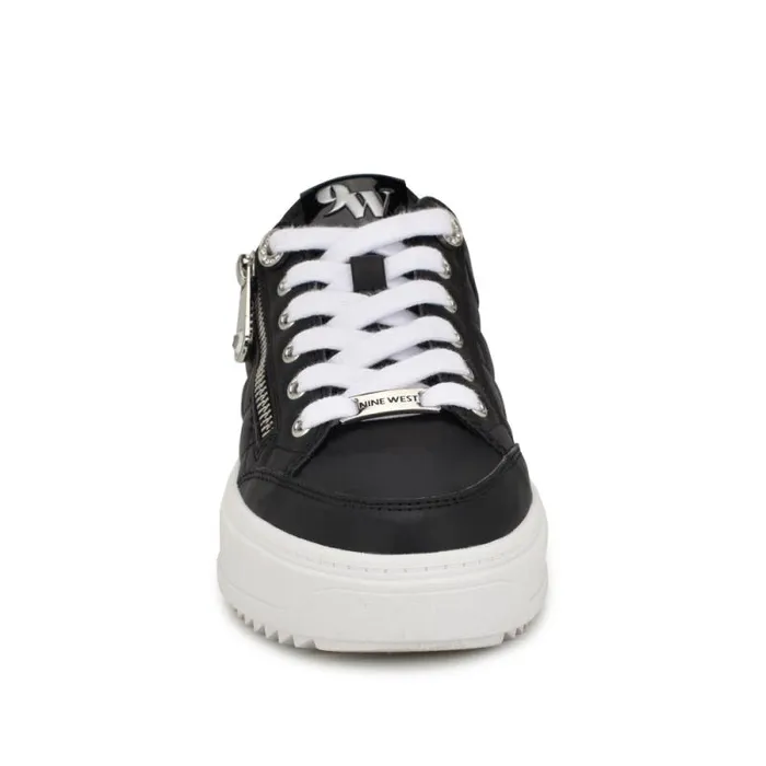 Dulah LaceUp Platform Sneakers Black Women Nine West Sneakers Dulah LaceUp Platform Sneakers Black Women Nine West Sneakers