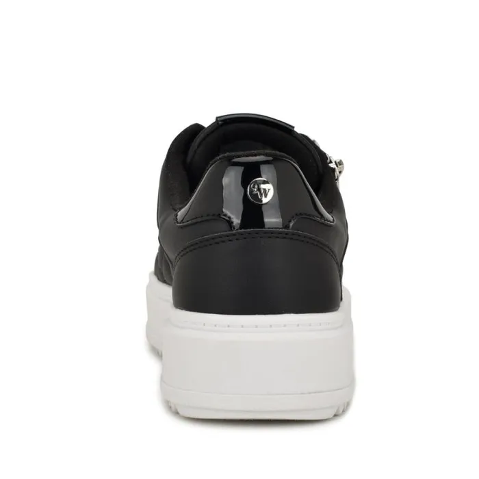Dulah LaceUp Platform Sneakers Black Women Nine West Sneakers Dulah LaceUp Platform Sneakers Black Women Nine West Sneakers