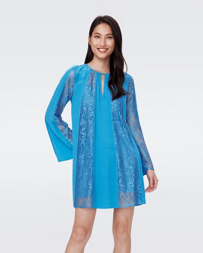 DVF Dresses Women Anais Dress Blue