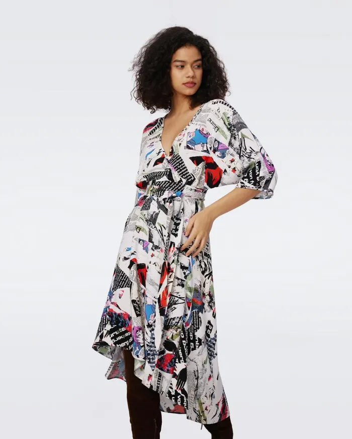 DVF Dresses Women Eloise Dress Poster Girl