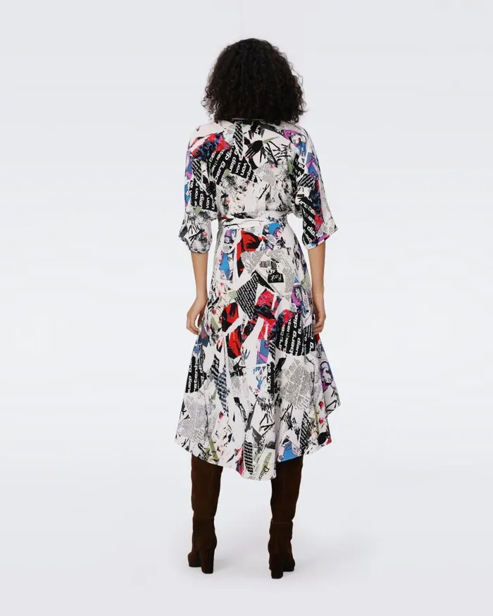 DVF Dresses Women Eloise Dress Poster Girl