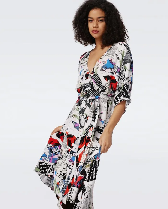 DVF Dresses Women Eloise Dress Poster Girl