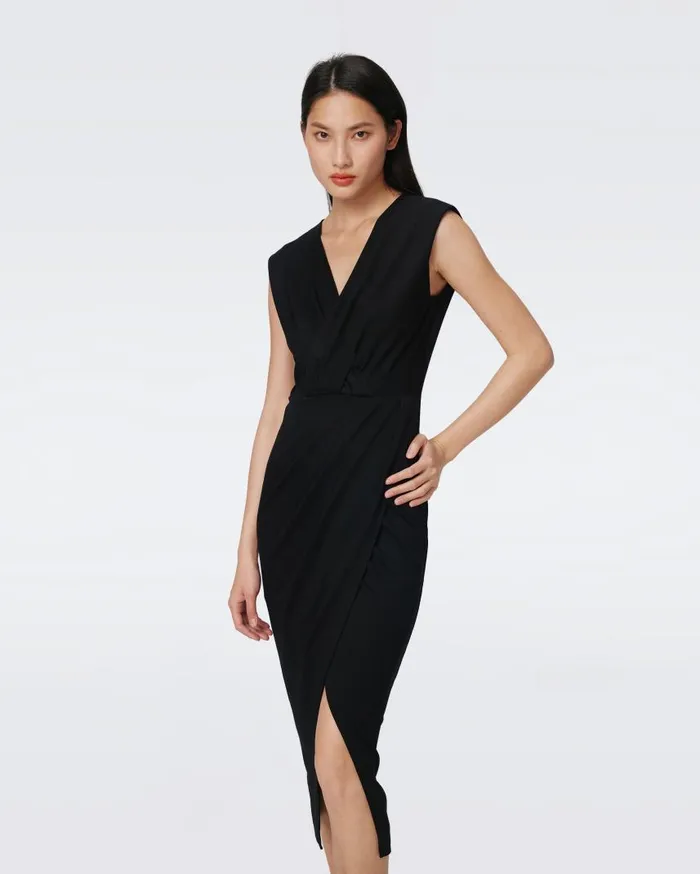 DVF Dresses Women Hallie Dress Black