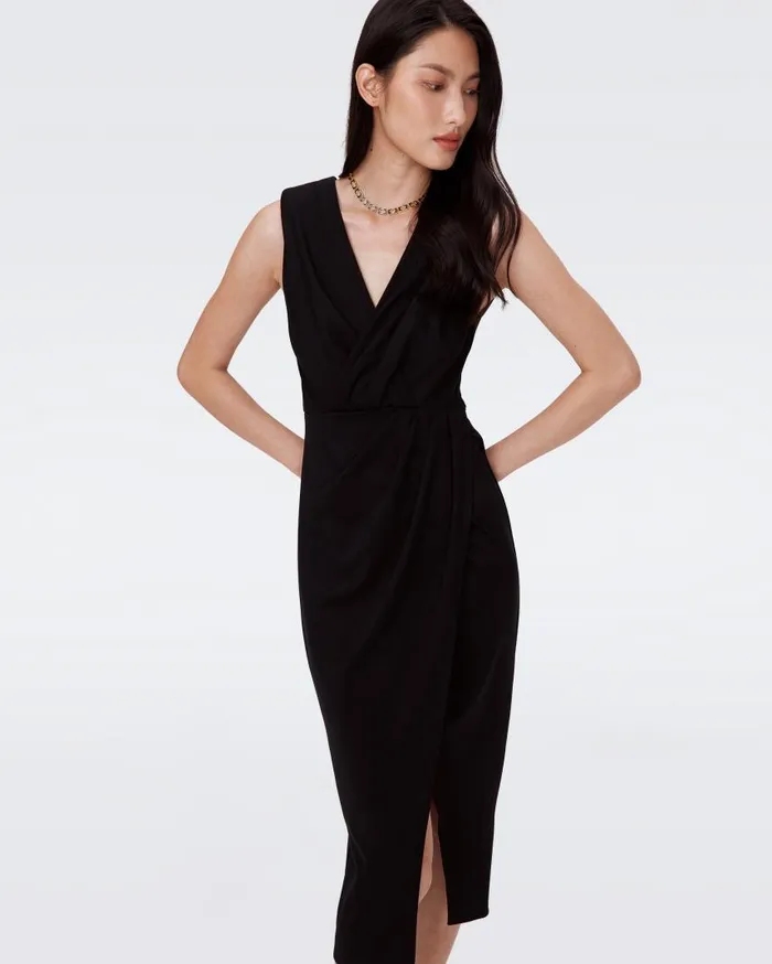 DVF Dresses Women Hallie Dress Black