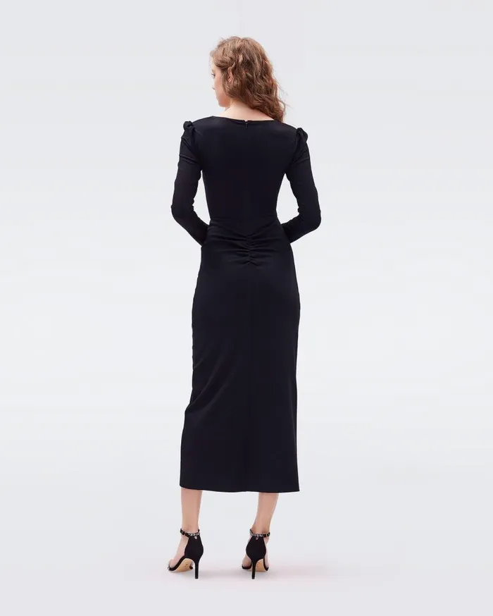 DVF Dresses Women Hughie Dress Black