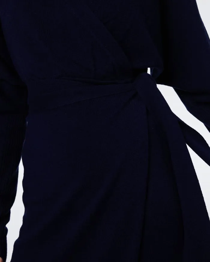 DVF Dresses Women Mac WoolCashmere Dress Navy