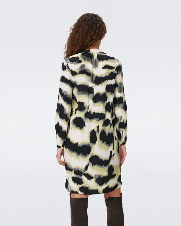 DVF Dresses Women Sonoya Dress Wild Thing Shadow Green