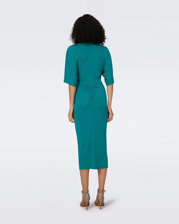 DVF Dresses Women Valerie Dress Emerald