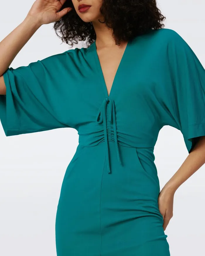 DVF Dresses Women Valerie Dress Emerald