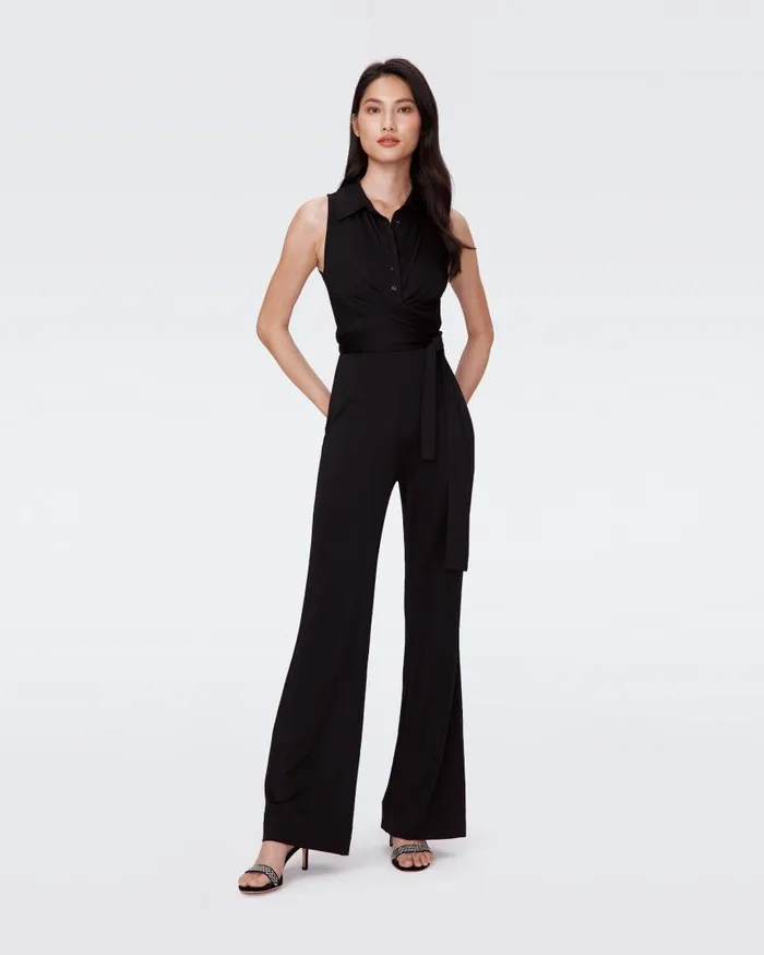 DVF Jumpsuits and Rompers Women Kellie Jumpsuit Black