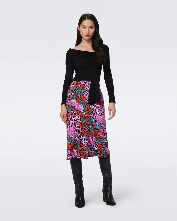 DVF Skirts Women Mae Skirt Tiny Bad Habit