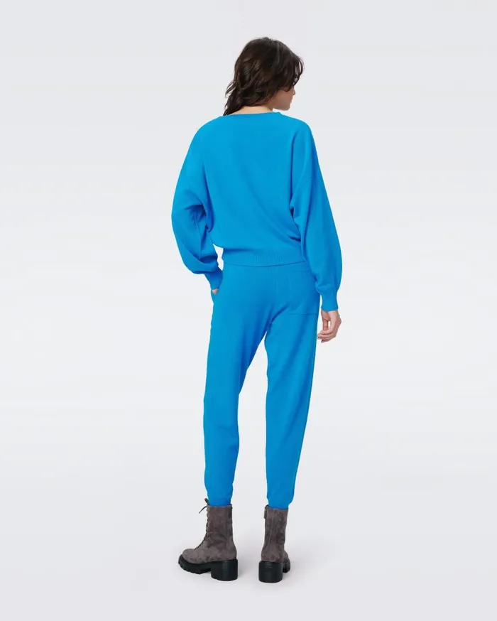 DVF Tops Women Ken WoolCashmere Top Peacock