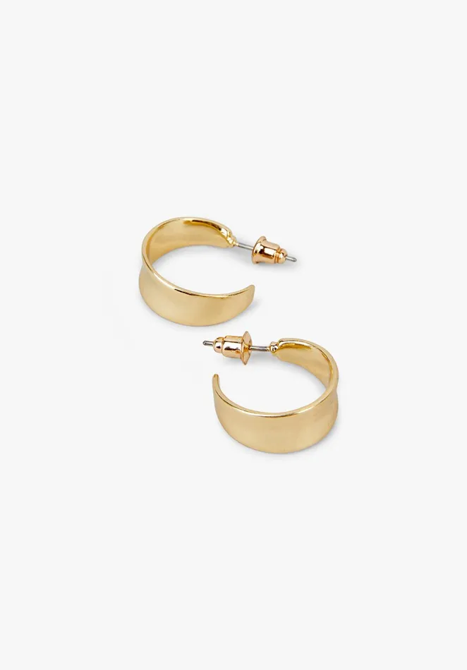 Earrings Women Hush Coca Huggie Hoops Gold
