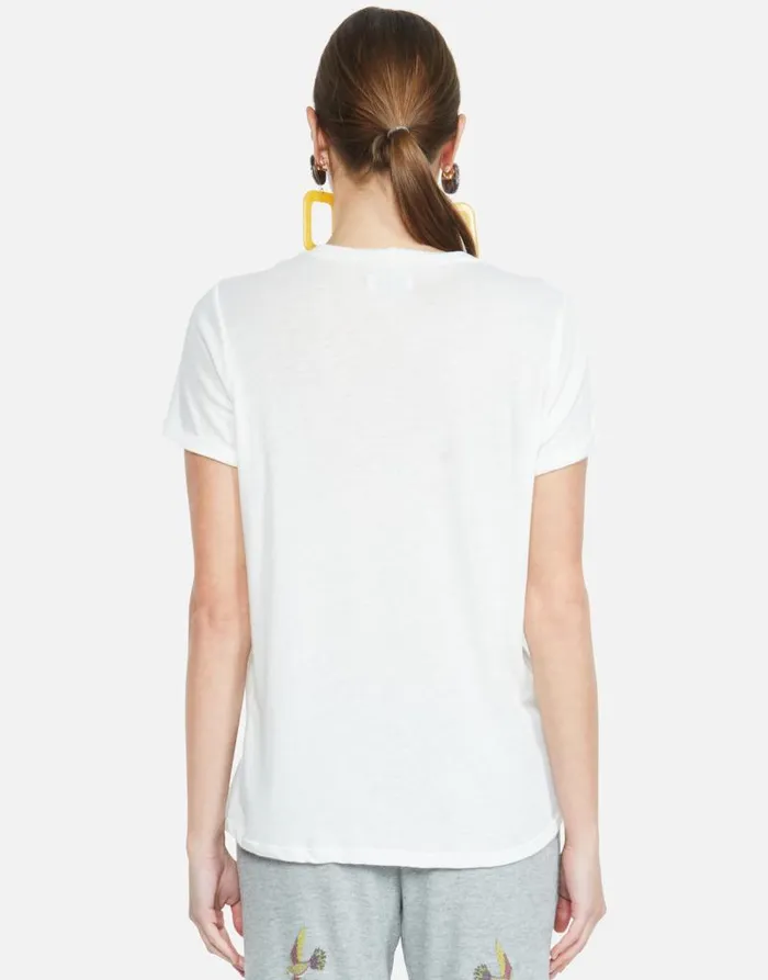 Edda Floral Eye Love Milk Women Lauren Moshi Short Sleeve