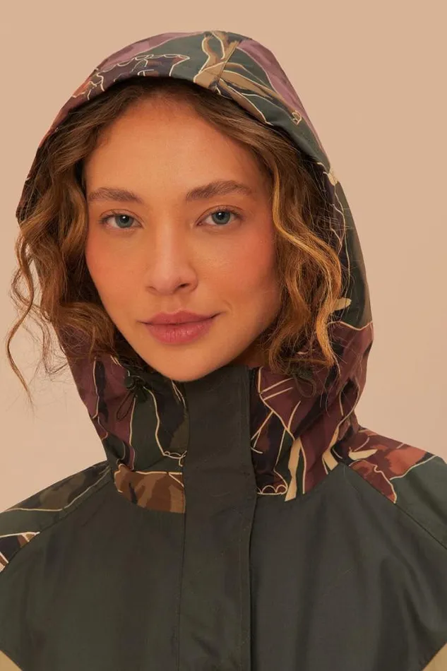 Elephants Maxi Raincoat Women FARM Rio Coats