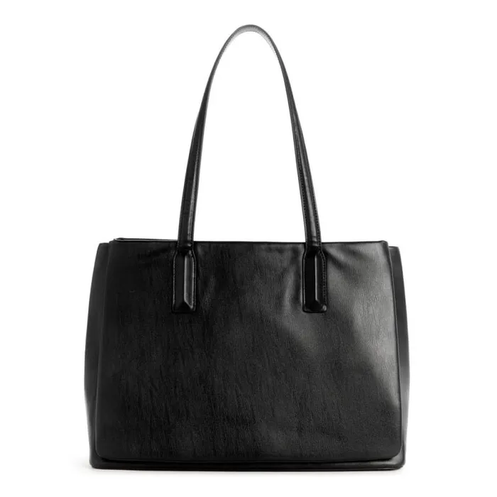 Eliena Triple Compartment Tote Black Women Nine West Totes and Backpacks