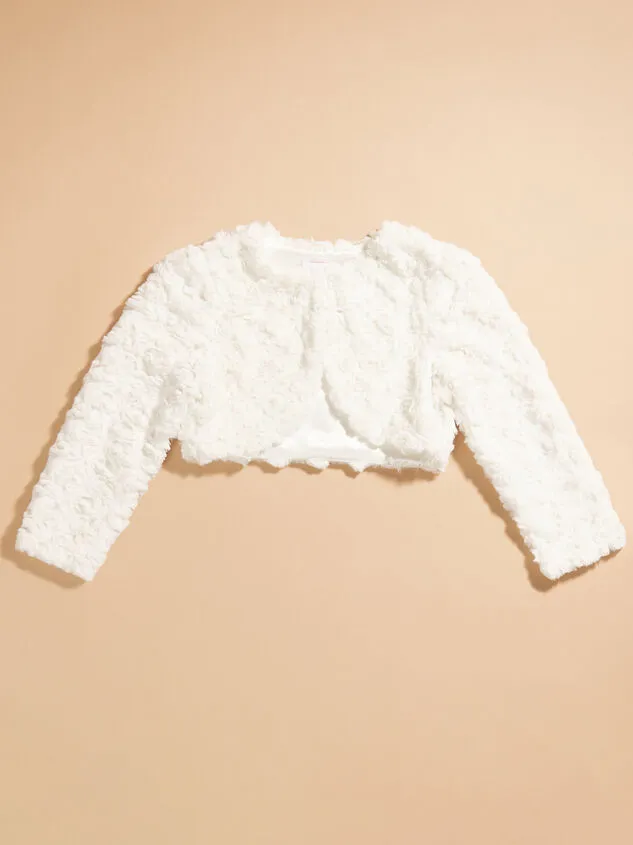 Ellie Faux Fur Bolero Jacket White Girl Altar039d State Tops