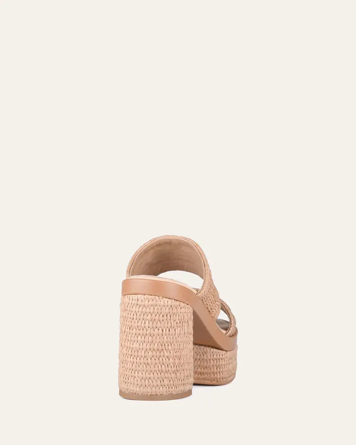 Felicity high heel platform sandals tan raffia HIGH SANDALS jomercer Women Felicity high heel platform sandals tan raffia HIGH SANDALS jomercer Women