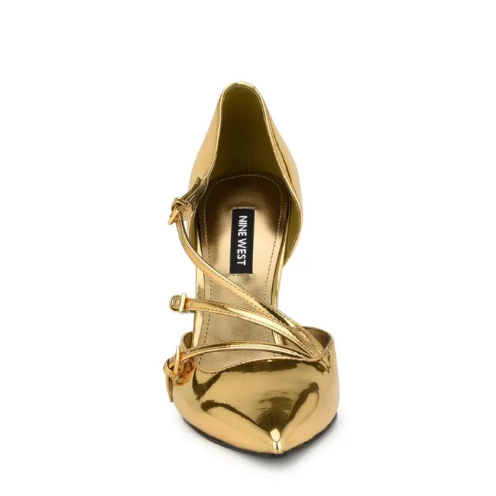 Filma Pointy Toe Pumps Bronze Women Nine West Heels Filma Pointy Toe Pumps Bronze Women Nine West Heels