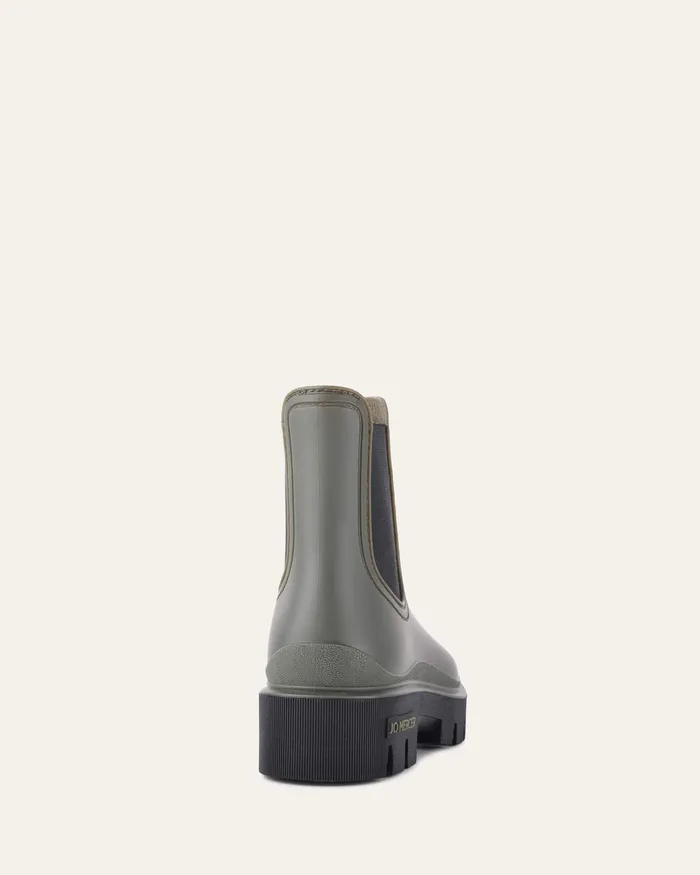 FLAT BOOTS Maeva flat ankle boots khaki rubber 8211 jomercer Women FLAT BOOTS Maeva flat ankle boots khaki rubber 8211 jomercer Women