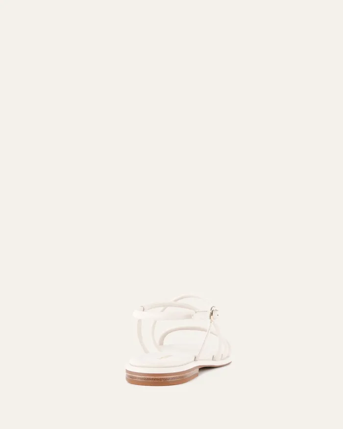 FLAT SANDALS Women Catalina flat sandals off white leather jomercer