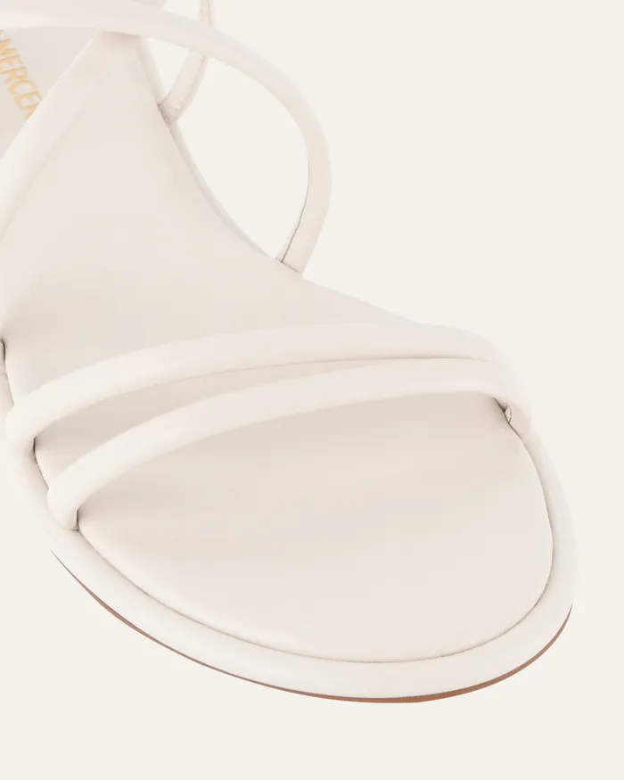 FLAT SANDALS Women Catalina flat sandals off white leather jomercer