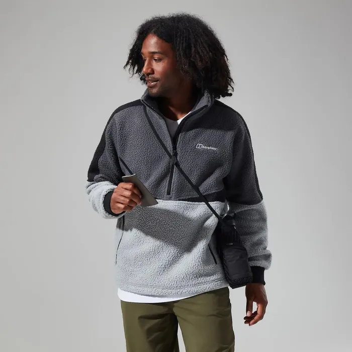 Fleece Men Berghaus Houlton Half Zip 8211 GreyDark Grey