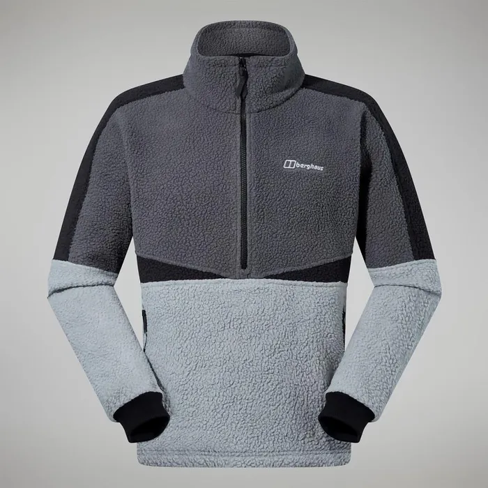Fleece Men Berghaus Houlton Half Zip 8211 GreyDark Grey