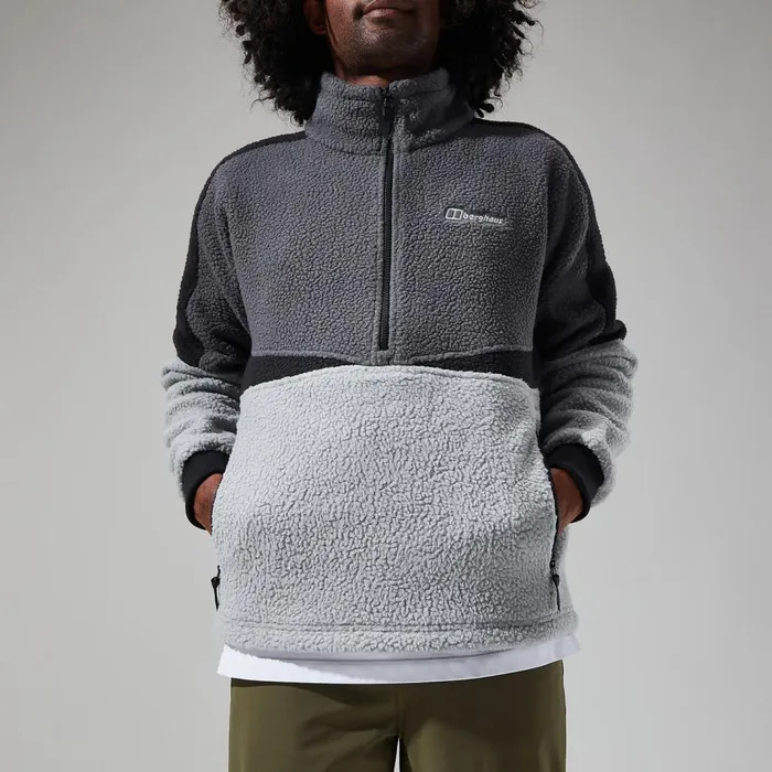 Fleece Men Berghaus Houlton Half Zip 8211 GreyDark Grey