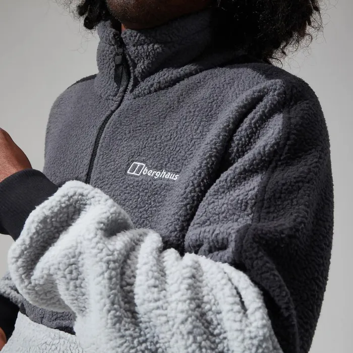 Fleece Men Berghaus Houlton Half Zip 8211 GreyDark Grey