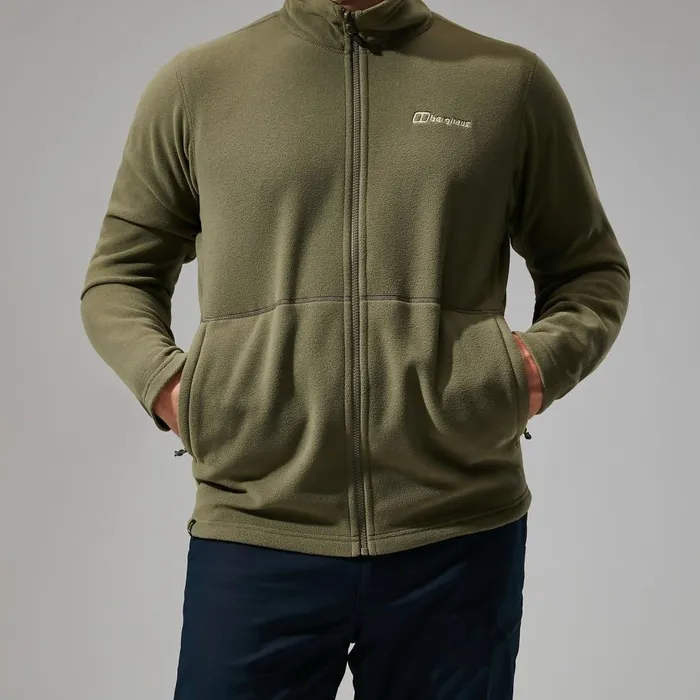 Fleece Men Berghaus Prism Micro Polartec InterActive Jacket 8211 Dark Green