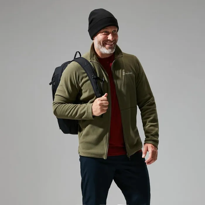 Fleece Men Berghaus Prism Micro Polartec InterActive Jacket 8211 Dark Green