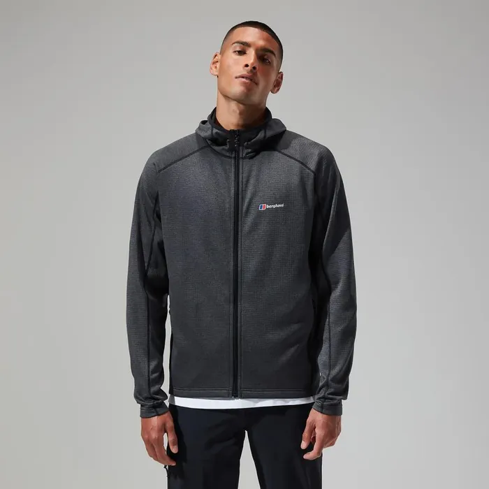 Fleece Men Berghaus Urban Spitzer Hooded Jacket Interactive 8211 BlackGrey