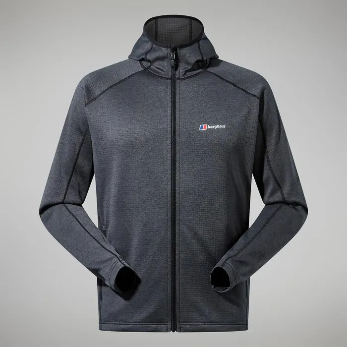 Fleece Men Berghaus Urban Spitzer Hooded Jacket Interactive 8211 BlackGrey