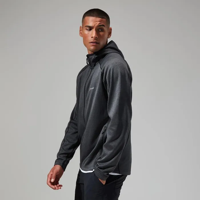 Fleece Men Berghaus Urban Spitzer Hooded Jacket Interactive 8211 BlackGrey