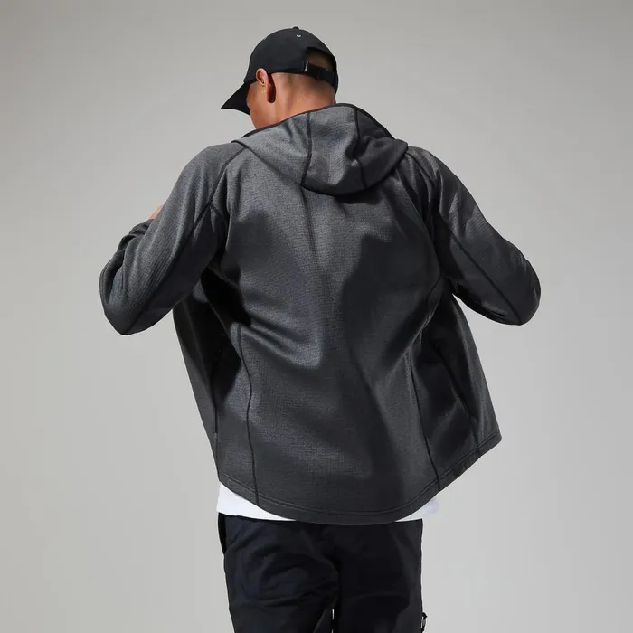 Fleece Men Berghaus Urban Spitzer Hooded Jacket Interactive 8211 BlackGrey
