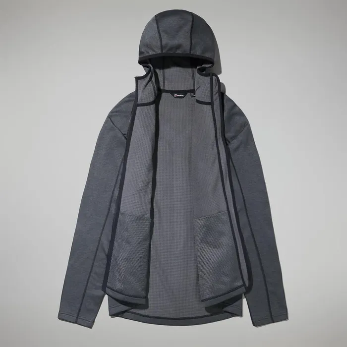 Fleece Men Berghaus Urban Spitzer Hooded Jacket Interactive 8211 BlackGrey