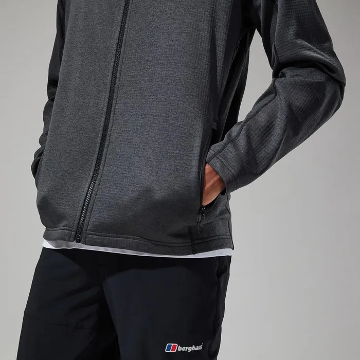 Fleece Men Berghaus Urban Spitzer Hooded Jacket Interactive 8211 BlackGrey