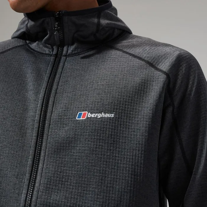 Fleece Men Berghaus Urban Spitzer Hooded Jacket Interactive 8211 BlackGrey