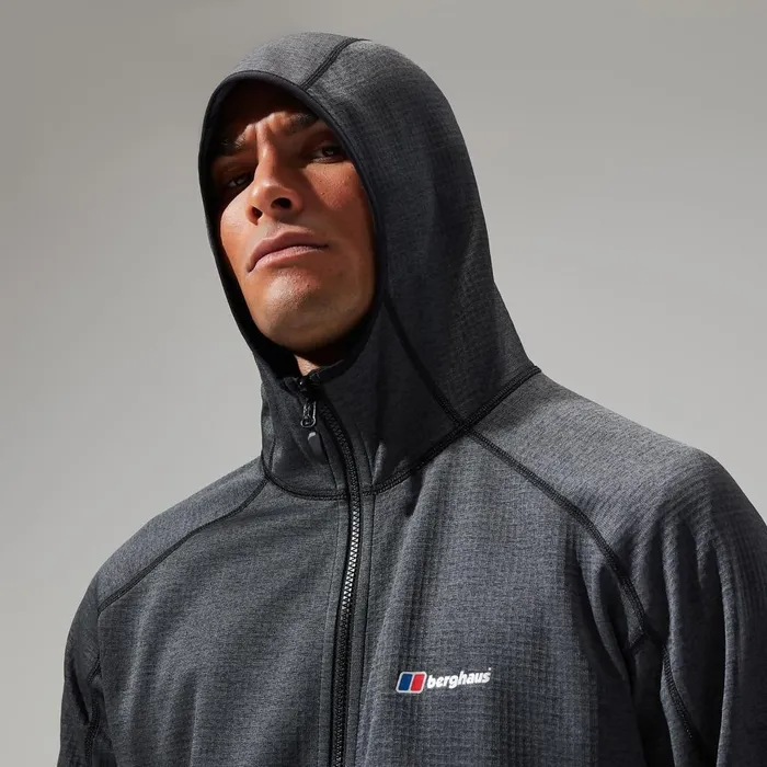 Fleece Men Berghaus Urban Spitzer Hooded Jacket Interactive 8211 BlackGrey