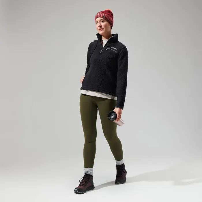 Fleece Women Berghaus Darria Half Zip 8211 Black