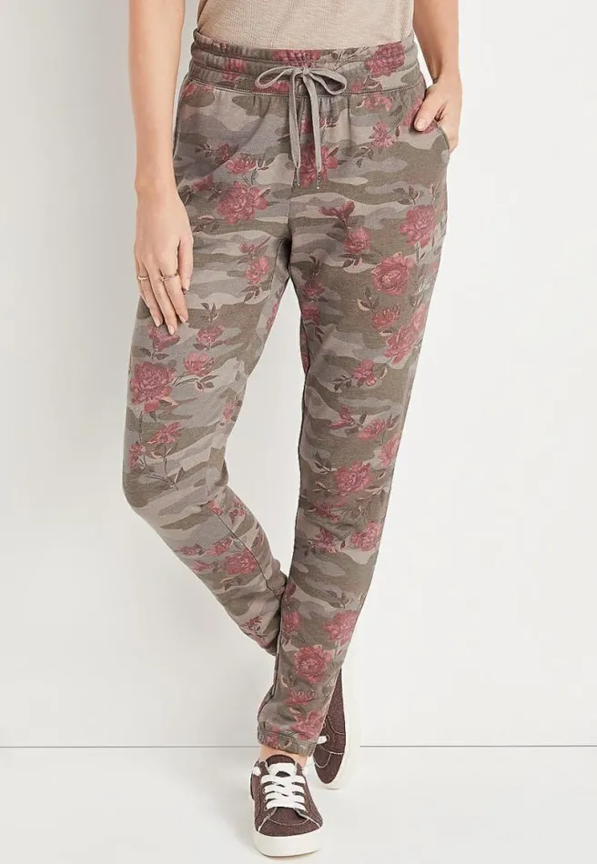 Floral Jogger Pant Women Maurices Bottoms