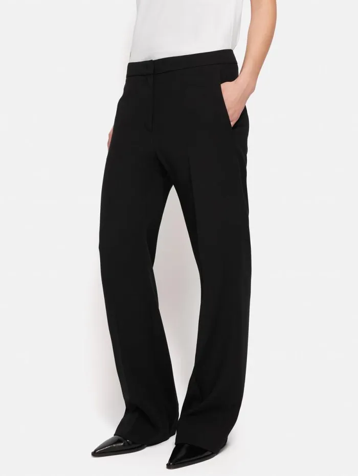 Fluid Twill Mason Trouser Black Women Jigsaw Suits and Tailoring
