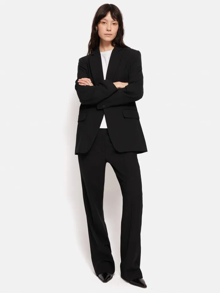 Fluid Twill Mason Trouser Black Women Jigsaw Suits and Tailoring