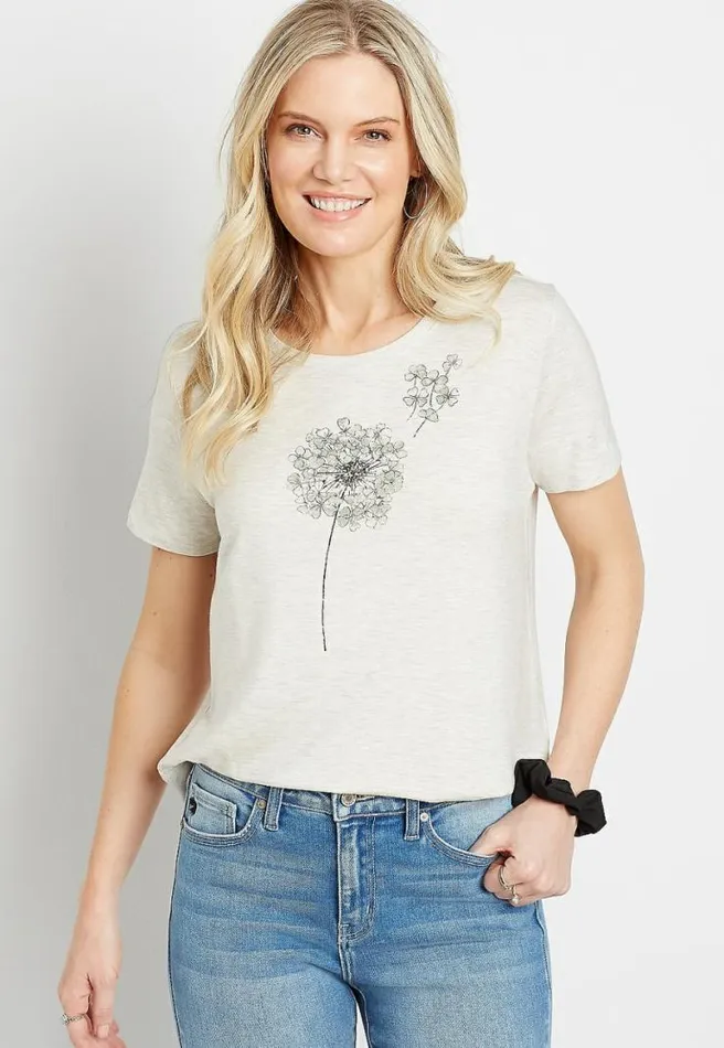 Four Leaf Clover Graphic Tee Women Maurices Tops