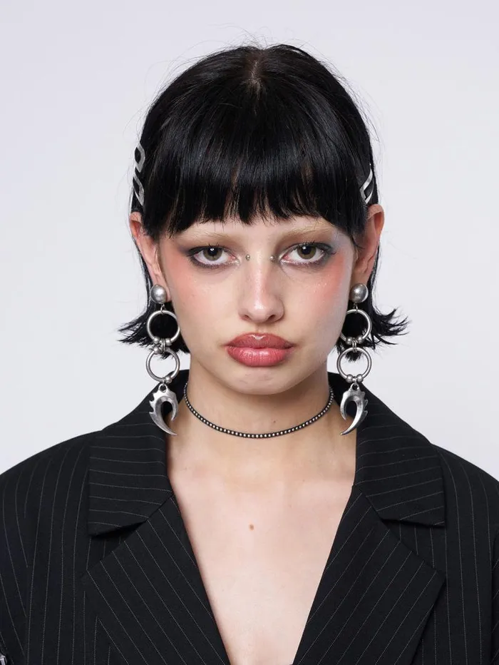 Frenzy Silver Earrings Women Minga London Jewelry