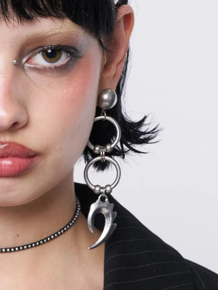 Frenzy Silver Earrings Women Minga London Jewelry