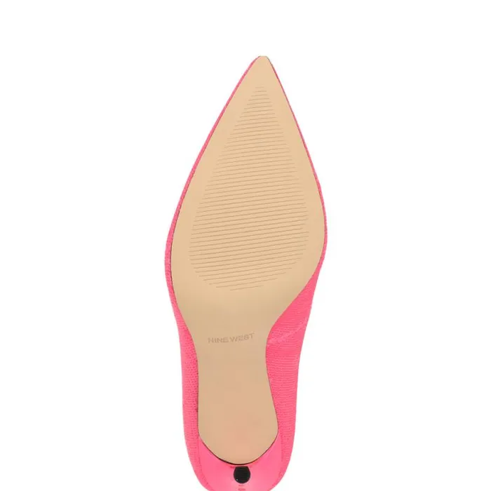 Fresh Pointy Toe Pumps Pink Sequin Women Nine West Heels Fresh Pointy Toe Pumps Pink Sequin Women Nine West Heels