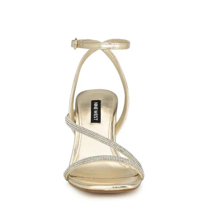 Gaden Ankle Strap Sandals Platino Women Nine West Sandals Gaden Ankle Strap Sandals Platino Women Nine West Sandals
